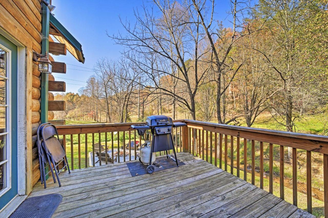 Creekside Bryson City Cabin With Private Hot Tub Exterior photo